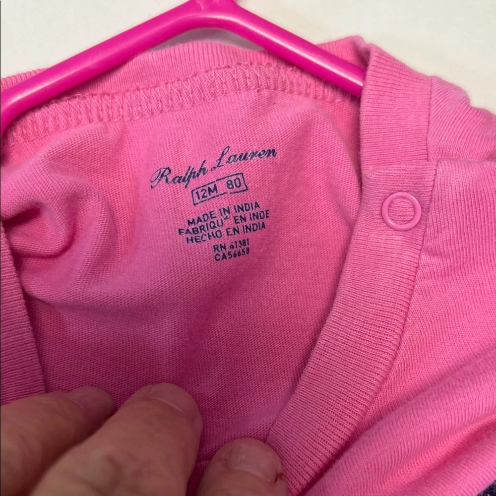Baby Ralph Lauren Pink Kids‎ T-Shirt
